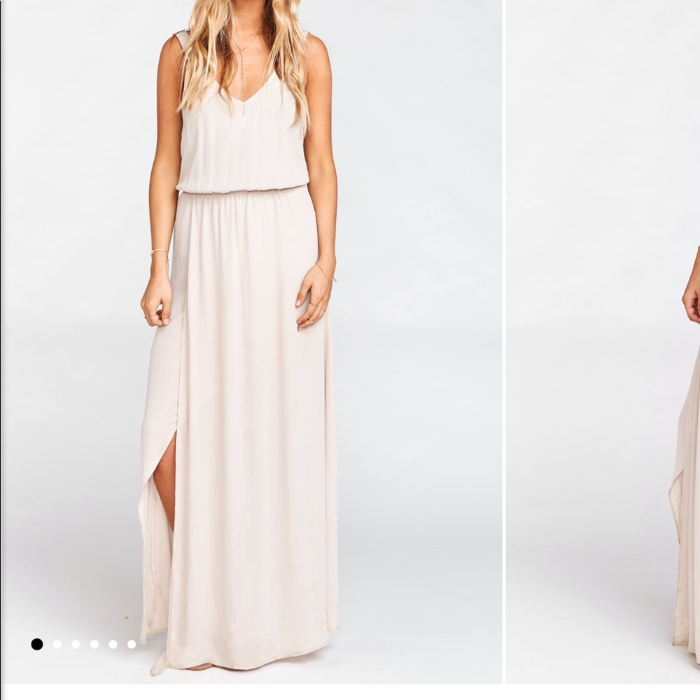 Kendall Maxi Dress ~ Show Me the Ring Crisp